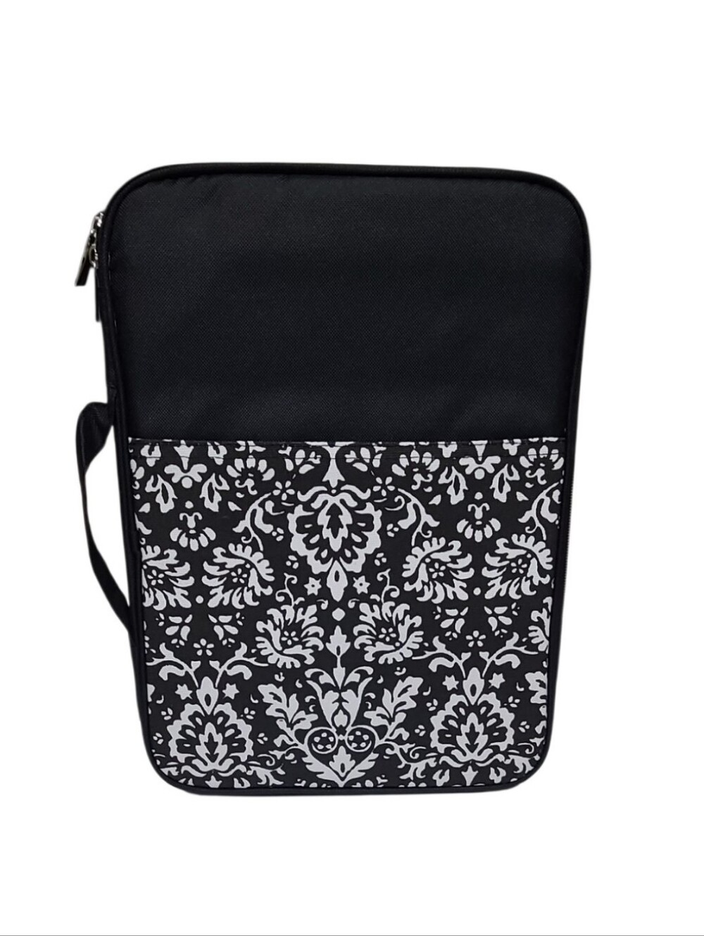 Black & White  Protective Zippered Carrying Case Sleeve with Handle Bag